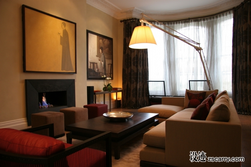 Chelsea-Town-House-1-and-THUMBNAIL.jpg 软装参考,客厅搭配,现代气氛,