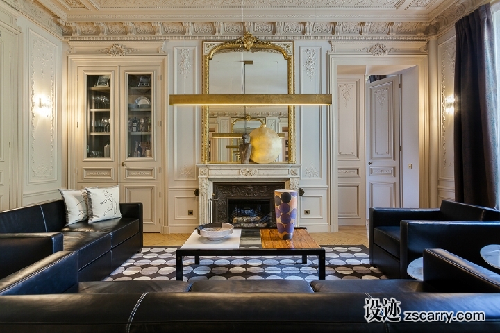 Elegant-And-Dramatic-Design-7.jpg 软装参考,客厅搭配,现代气氛,