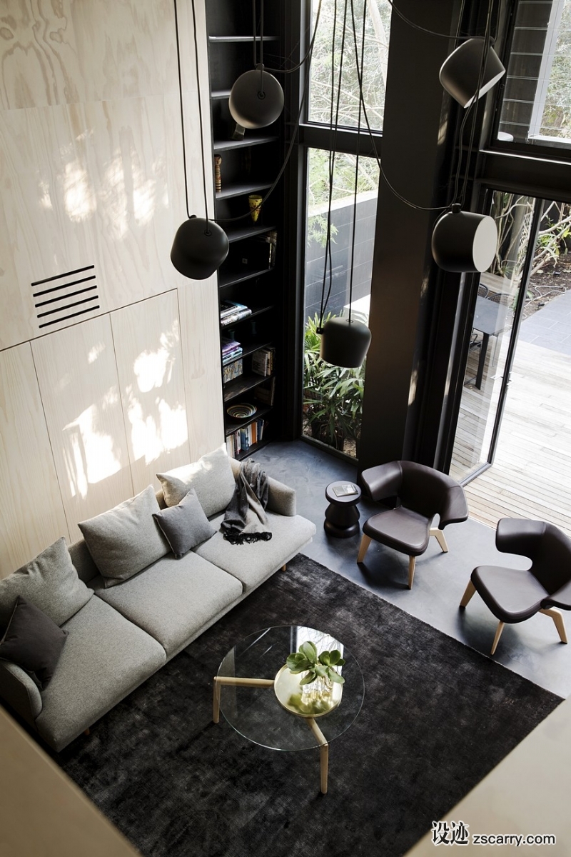 Elysium-House-Combines-Original-Heritage-with-Contemporary-Detailing-2.jpg 软装参考,客厅搭配,现代气氛,