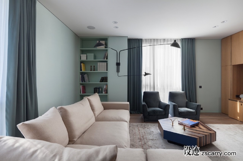 f9_apartment_in_moscow_by_form_bureau_photo_dmitriy_chebanenko_yatzer.jpg 软装参考,客厅搭配,现代气氛,