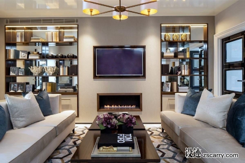 laura-hammett-classic-contemporary-belgravia-mews-living-room.jpg 软装参考,客厅搭配,现代气氛,