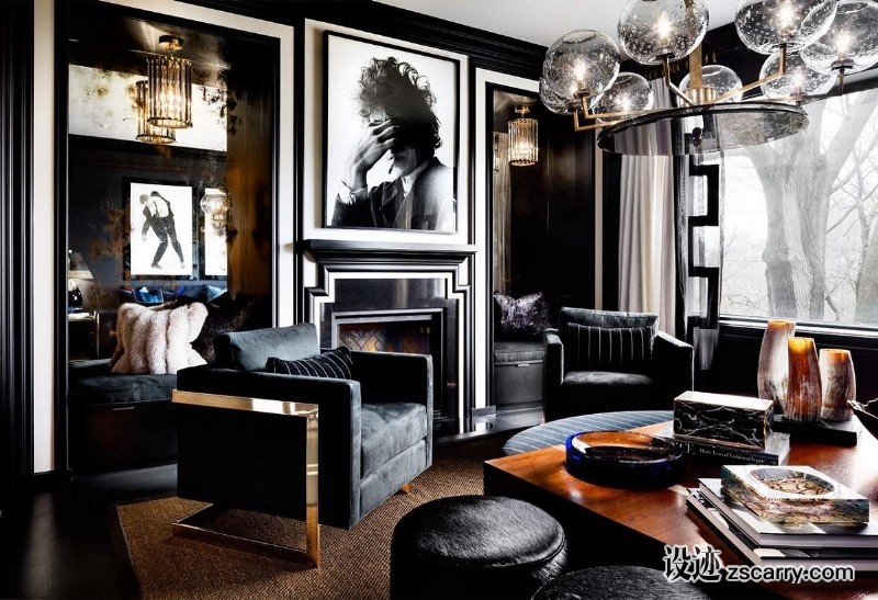 lori-morris-eclectic-luxury-design-russel-hill-model.jpg 软装参考,客厅搭配,现代气氛,