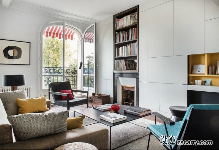 minimalist-yet-contemporary-apartment-2.jpg 软装参考,客厅搭配,现代气氛,