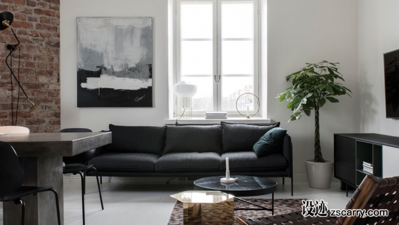 p1_laura_seppanen_helsinki_apartment_yatzer.jpg 软装参考,客厅搭配,现代气氛,