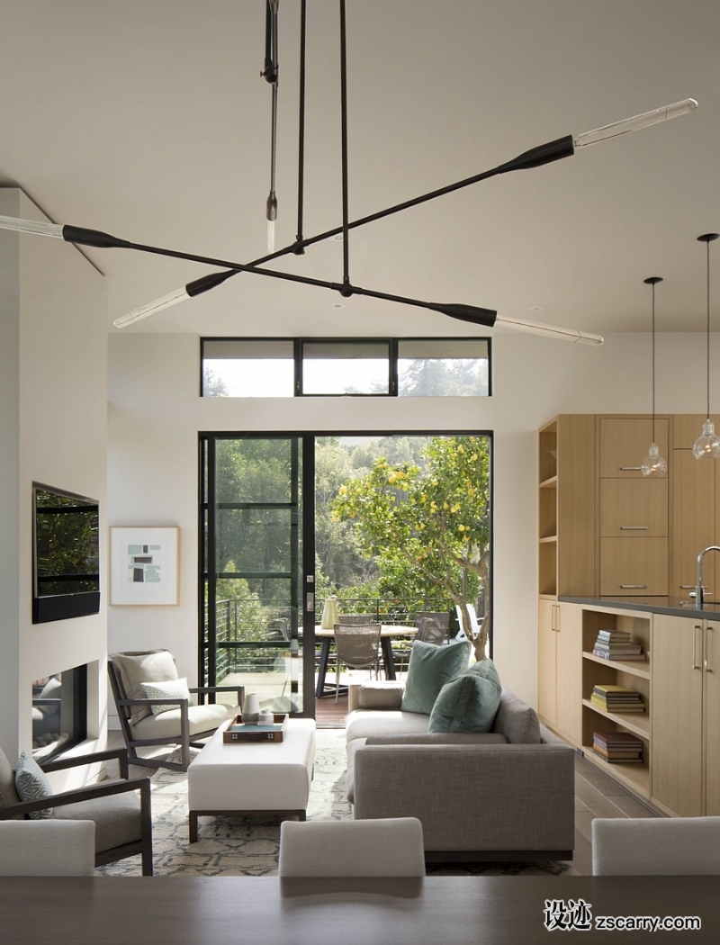 Pole-Residence-in-Larkspur-California-by-John-Lum-Architecture-15.jpg 软装参考,客厅搭配,现代气氛,