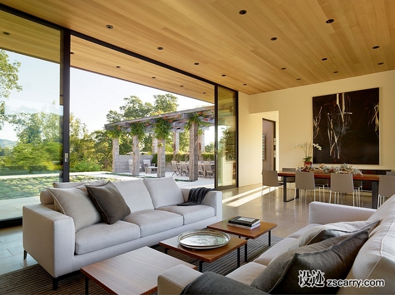 San-Anselmo-Residence-by-Charlie-Barnett-Associates-4.jpg 软装参考,客厅搭配,现代气氛,