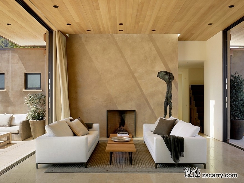 San-Anselmo-Residence-by-Charlie-Barnett-Associates-5.jpg 软装参考,客厅搭配,现代气氛,