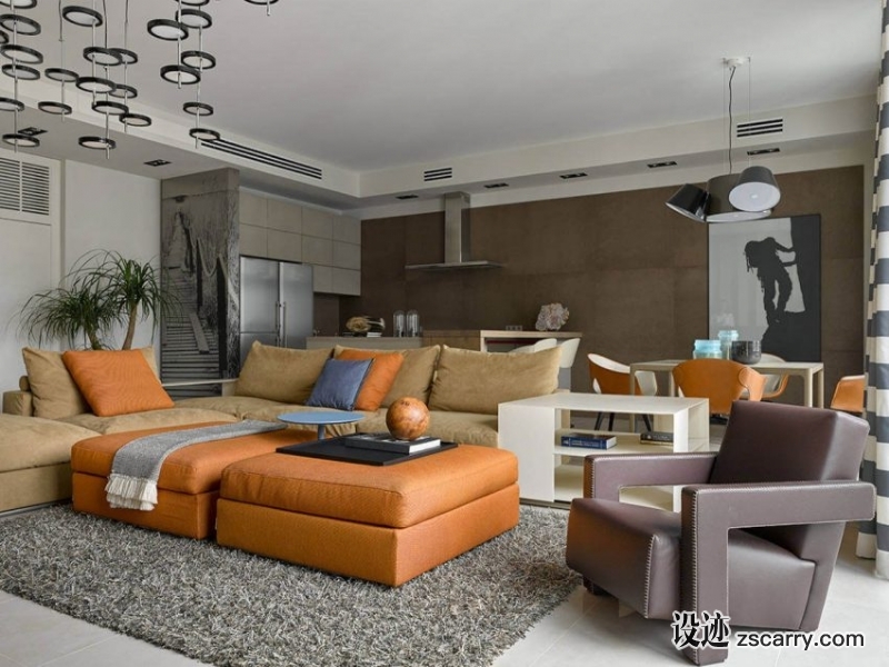 Supreme-Apartment-03-850x638.jpg 软装参考,客厅搭配,现代气氛,