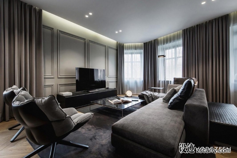 versatile-environment-cozy-atmosphere-apartment-russia-05-1068x712.jpg 软装参考,客厅搭配,现代气氛,