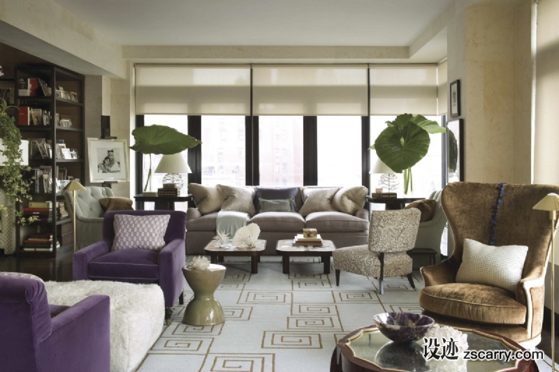 05-Big+city+modern+life+can+be+welcoming,+warming,+emotional,+and+satisfying.+Banish+the+chill+of+modern.+.jpg 软装参考,客厅搭配,简欧气氛,