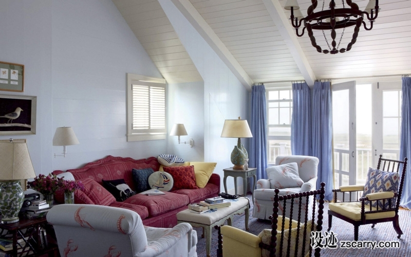 08-Salty+air+and+beach+breezes+waft+through+this+house+nestled+in+the+dunes.+.jpg 软装参考,客厅搭配,简欧气氛,