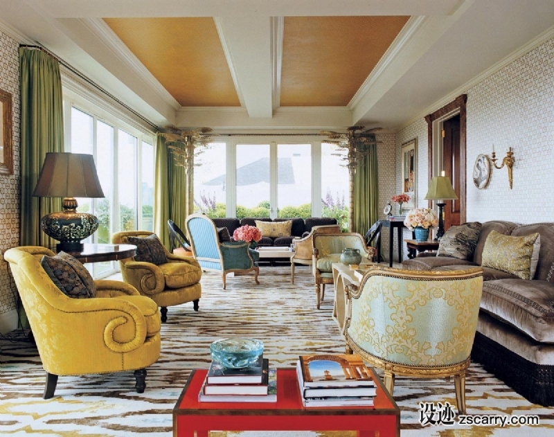 13-This+duplex+penthouse+is+a+testimonial+of+how+best+to+marry+European+flair+and+American+chic.+.jpg 软装参考,客厅搭配,简欧气氛,