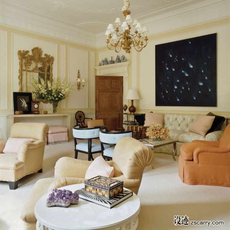 15-My+urban+rooms+are+always+ordered,+never+formal.+.jpg 软装参考,客厅搭配,简欧气氛,
