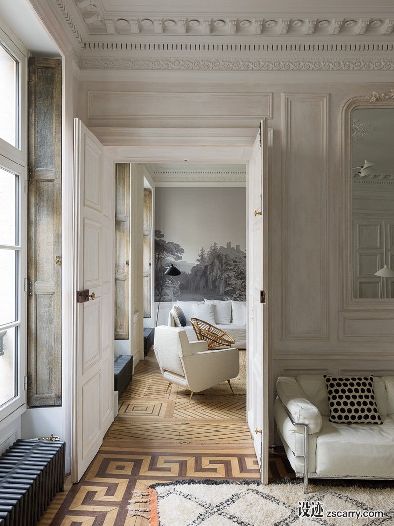 Apartment-XII-in-Paris-10.jpg 软装参考,客厅搭配,简欧气氛,