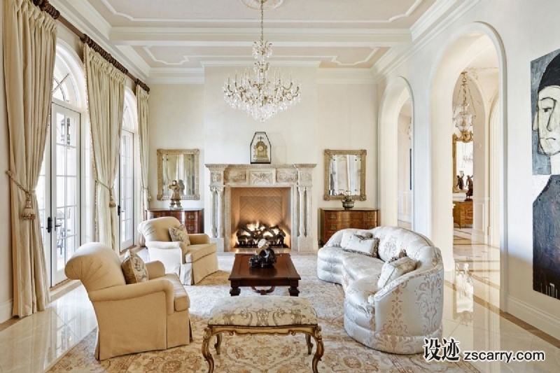 Beautiful-interiors-classic-arizona-living-room.jpg 软装参考,客厅搭配,简欧气氛,