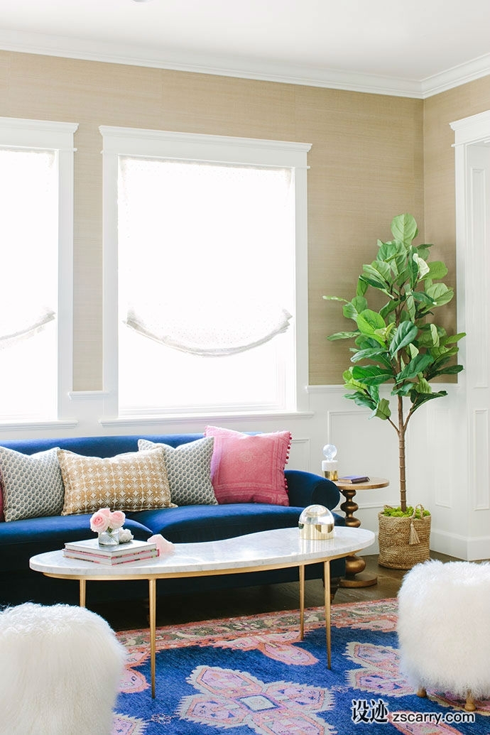 Bright-California-Home-interior-7.jpg 软装参考,客厅搭配,简欧气氛,