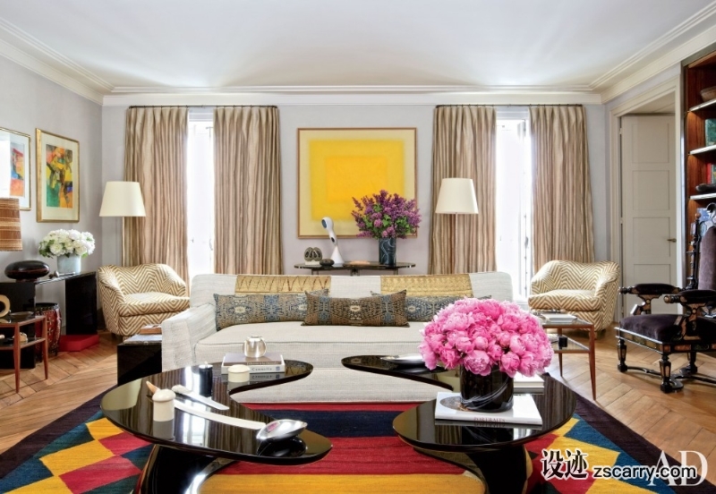 contemporary-living-room-veronica-toub-paris-france-201405-5_1000-watermarked.jpg 软装参考,客厅搭配,简欧气氛,