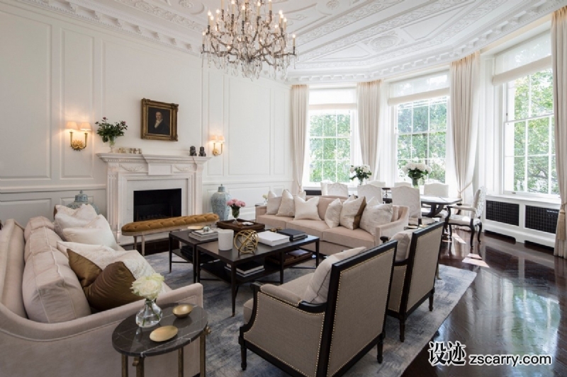 Contemporary-Regency-design-1508-London-living-room-B.jpg 软装参考,客厅搭配,简欧气氛,