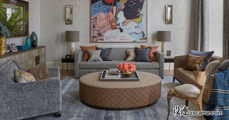 HELEN-GREEN-DESIGN-FAMILY-HOUSE-CHELSEA-4.jpg 软装参考,客厅搭配,简欧气氛,