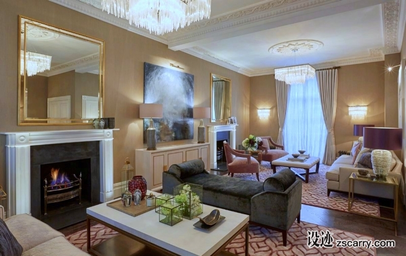 laura-hammett-classic-contemporary-belgravia-townhouse-drawing-room.jpg 软装参考,客厅搭配,简欧气氛,