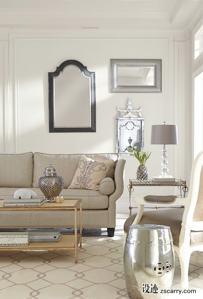 white-sherwin-williams-alabaster.jpg 软装参考,客厅搭配,简欧气氛,