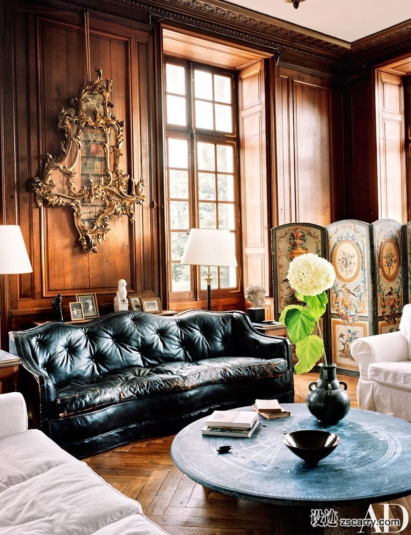 10-This-Is-Glamorous-Places-Château-du-Fresne-France.jpg 软装参考,客厅搭配,传统气氛,