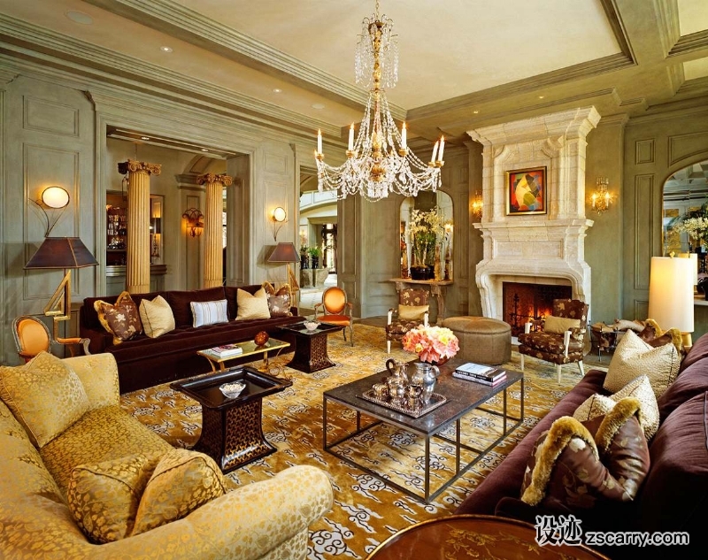 beverly-park-living-room-B.jpg 软装参考,客厅搭配,传统气氛,