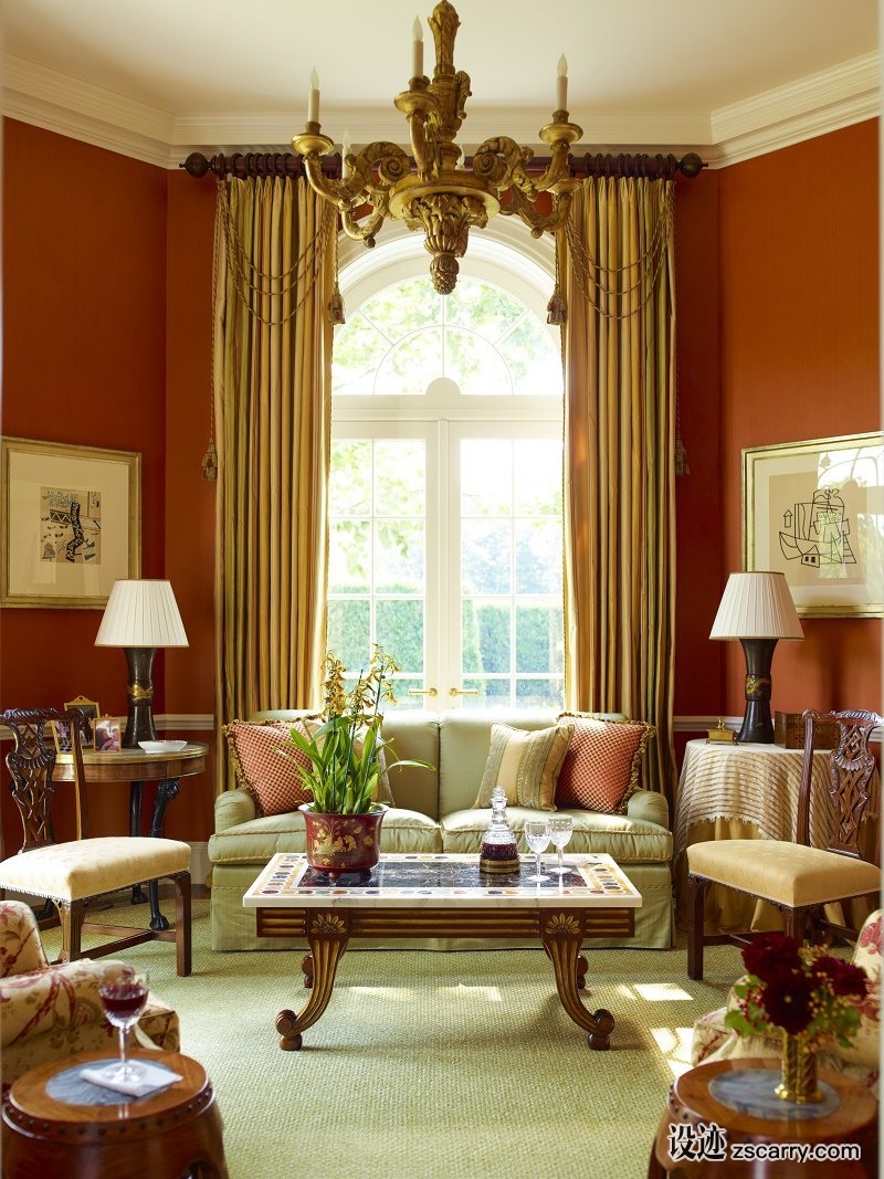georgian-traditional-octagon-sitting-room.jpg 软装参考,客厅搭配,传统气氛,