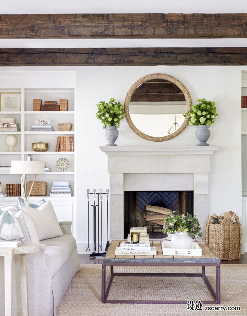 02-Interior-Designer-Sarah-Bartholomew-This-Is-Glamorous.jpg 软装参考,客厅搭配,乡村气氛,