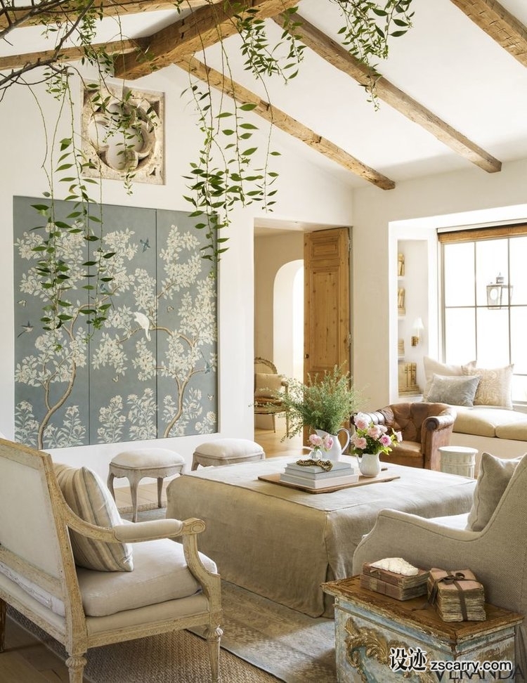 Indoor+Vines+Interior+Design+Trends+2017.jpg 软装参考,客厅搭配,乡村气氛,