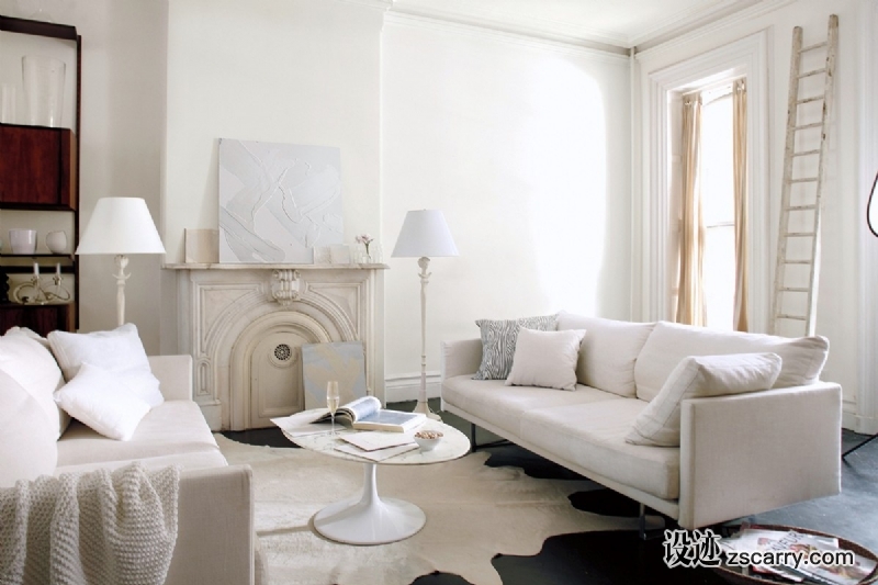 white-benjamin-moore-simply-white-16.jpg 软装参考,客厅搭配,乡村气氛,