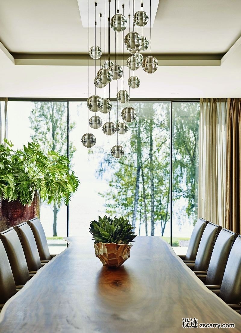 erickuster-lakeside-villa-dining-room.jpg 软装参考,餐厅搭配,现代气氛,