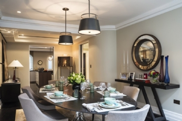 简欧气氛 knightsbridge-townhouse-family-dining-room.jpg