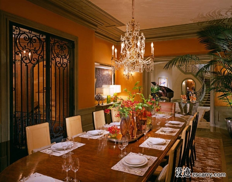 beverly-park-formal-dining-room-B.jpg 软装参考,餐厅搭配,传统气氛,