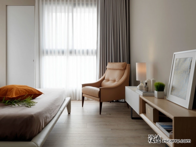 Apartment-from-Summer-Samson-18-850x638.jpg 软装参考,卧室搭配,现代气氛,