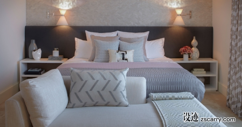 13-HELEN-GREEN-DESIGN-TOWNHOUSE-APARTMENT-BELGRAVIA-BEDROOM.jpg 软装参考,卧室搭配,简欧气氛,