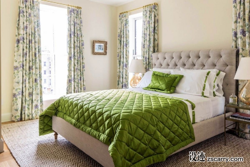 gramercy-park-bennett-leifer-guest-bedroom.jpg 软装参考,卧室搭配,简欧气氛,