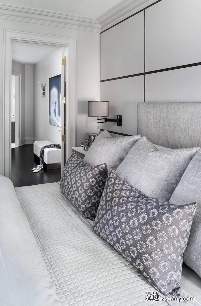 laura-hay-decor-design-completed-luxury-elegant-townhouse-located-toronto-canada-caandesign-12-696x1057.jpg 软装参考,卧室搭配,简欧气氛,