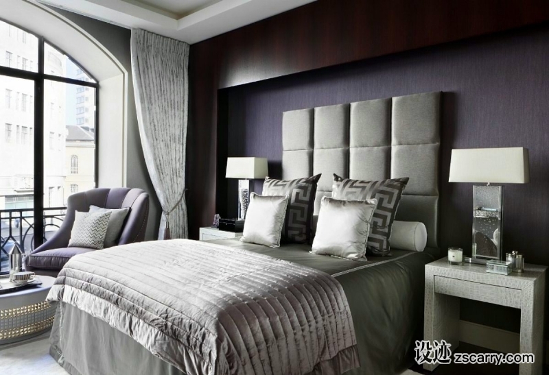 purple-design-inspiration-oliver-burns-bedroom.jpg 软装参考,卧室搭配,简欧气氛,