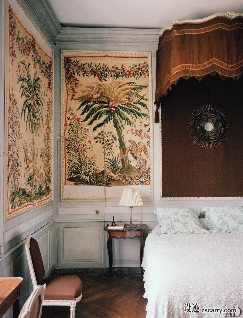 08-This-Is-Glamorous-Places-Château-du-Fresne-France.jpg 软装参考,卧室搭配,传统气氛,