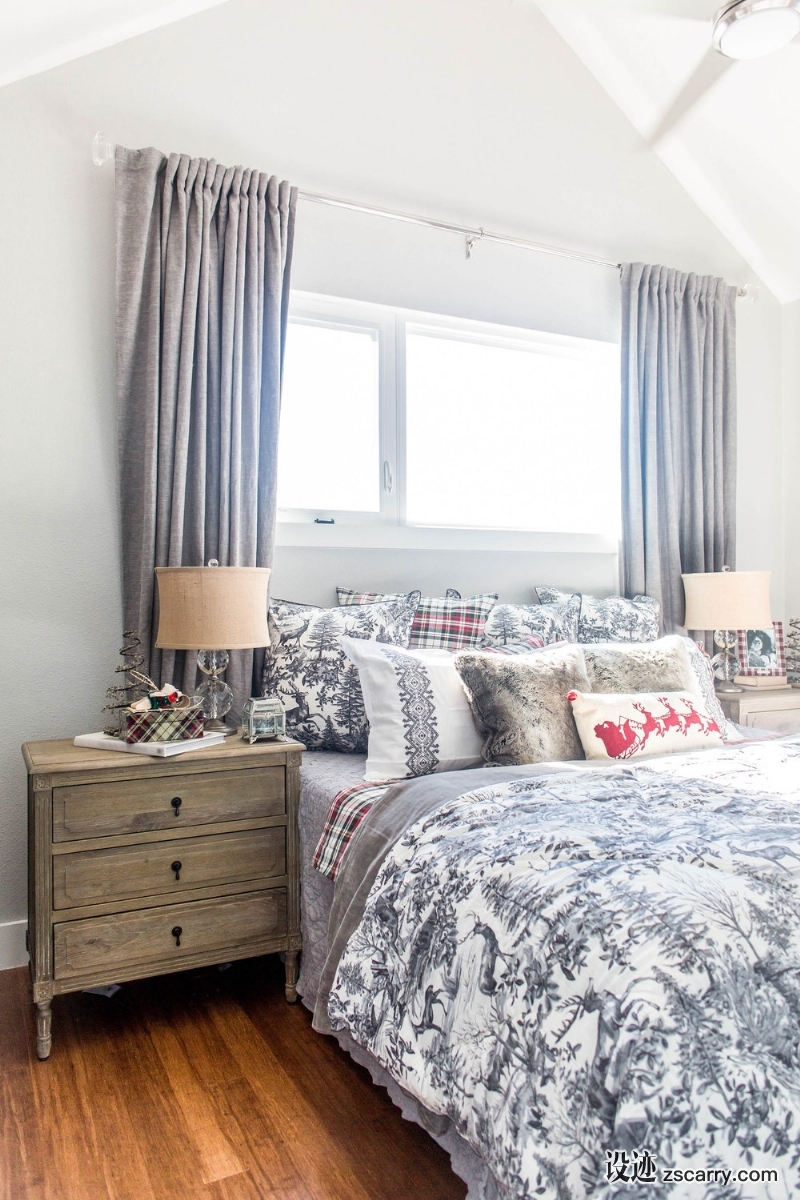 Deborah-Christmas-27.jpg 软装参考,卧室搭配,乡村气氛,