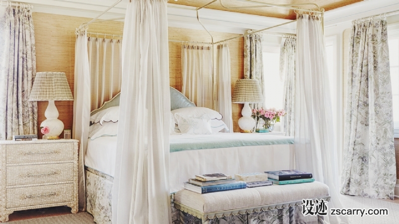 01-Decor-Inspiration-A-Summer-Home-in-East-Hampton-This-Is-Glamorous.jpg 软装参考,卧室搭配,华盖床,