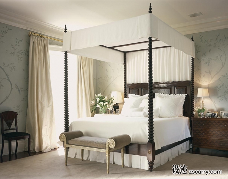 canopy-bed-Kerry-Joyce-C.jpg 软装参考,卧室搭配,华盖床,