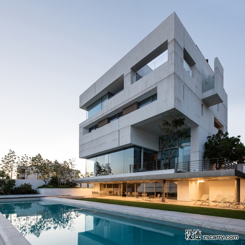 01a-Main_photo_at_dusk.jpg 建筑参考,住宅建筑,独栋别墅,