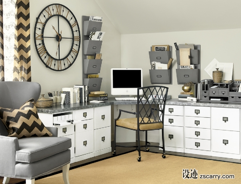 bd_hardworking-office-space.jpg 软装参考,书房搭配,乡村气氛,
