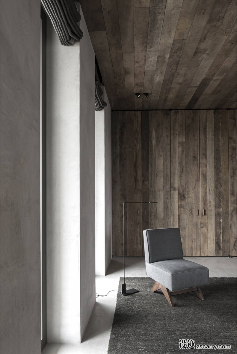 Concrete-Penthouse-in-Antwerp-by-Vincent-Van-Duysen-11.jpg 软装参考,局部搭配,休闲角,