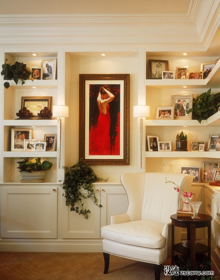 Huffman-office-1a.jpg 软装参考,局部搭配,休闲角,