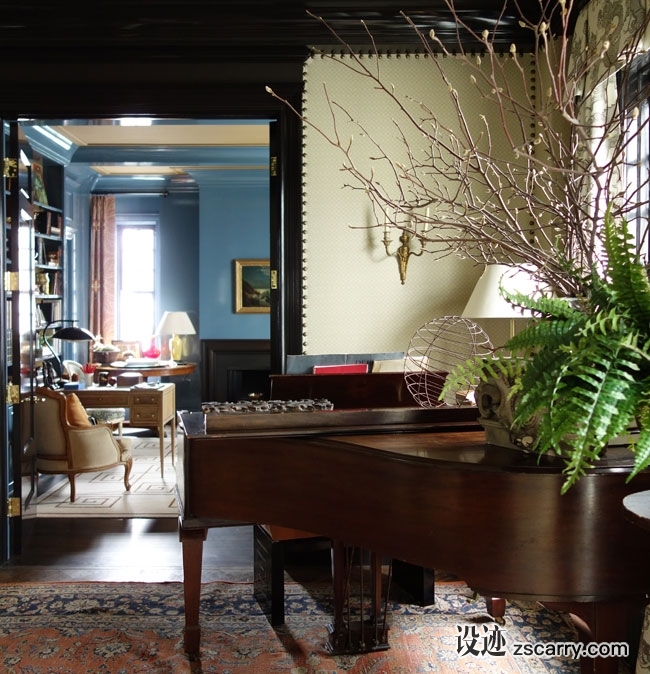 kedigian-dining-piano.jpg 软装参考,局部搭配,休闲角,