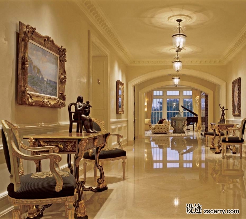 AmericanChateauOH-3.jpg 软装参考,局部搭配,靠墙,