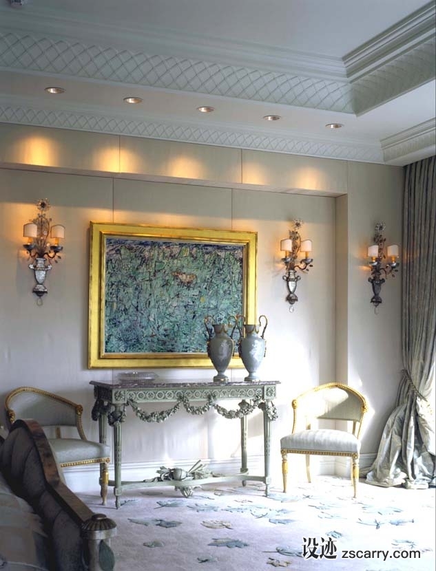 AmericanChateauOH-10.jpg 软装参考,局部搭配,靠墙,